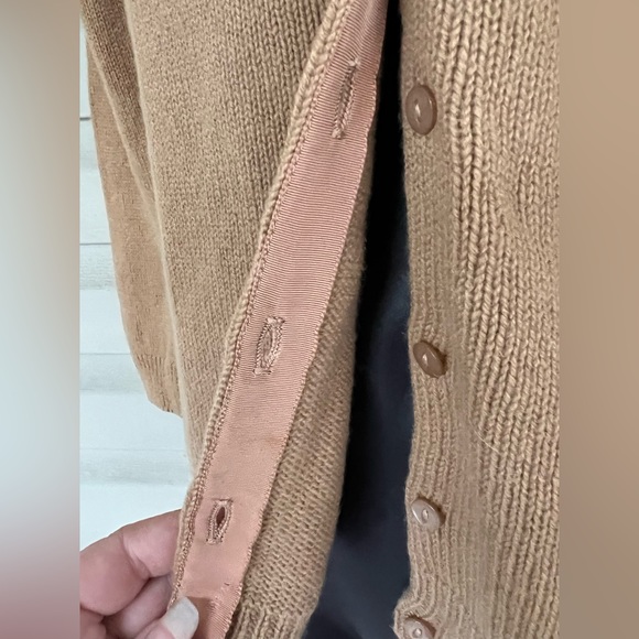 Vintage TAILTEANN Cardigan Sweater 100% Lambs Wool Made in Ireland Sz M? - Picture 5 of 10